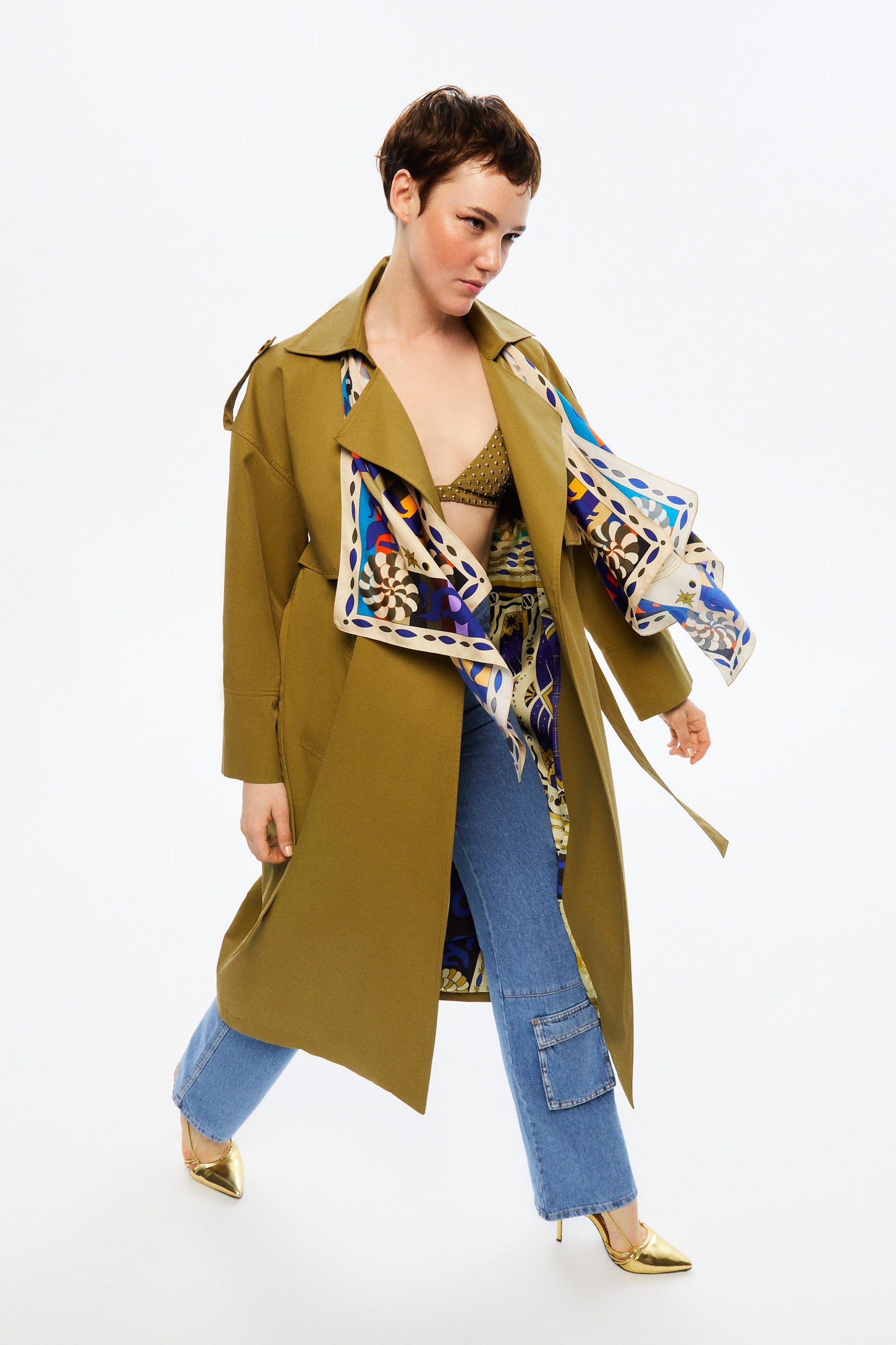 Double Breasted Trench Coat