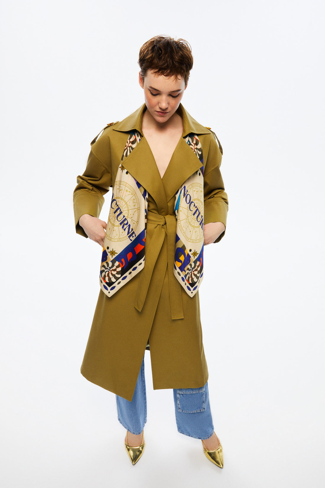 Double Breasted Trench Coat