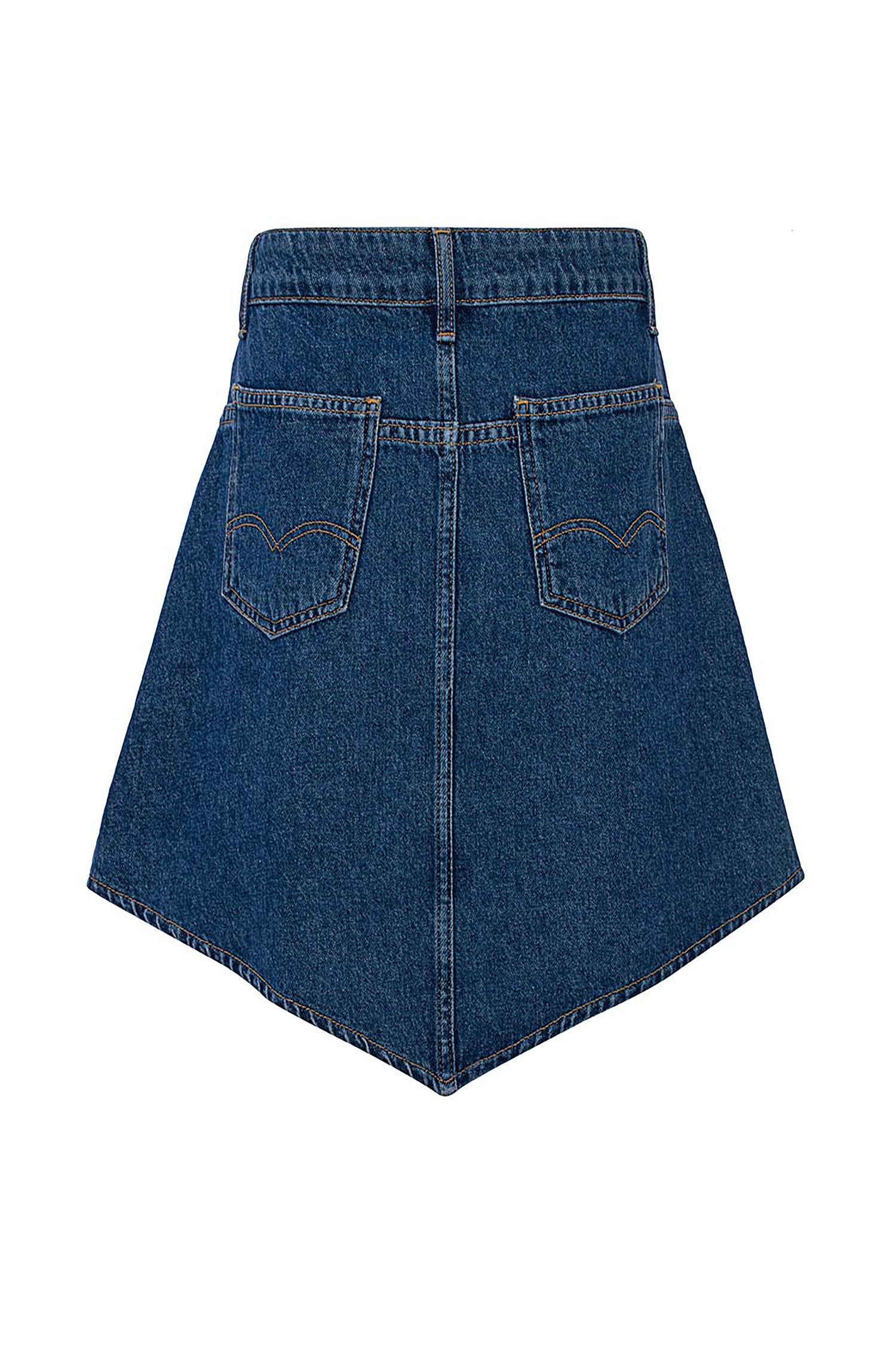 Mini Jean Skirt
