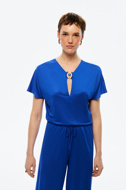 Embellished Comfy Top