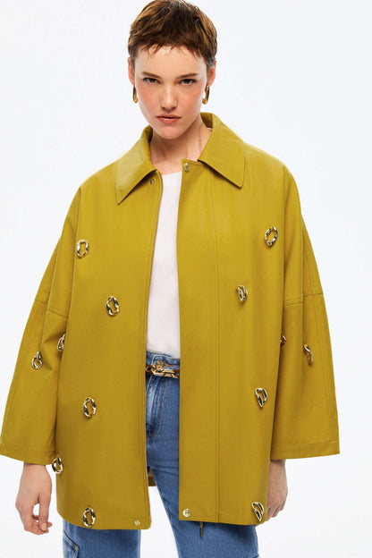 Chained Trench Coat