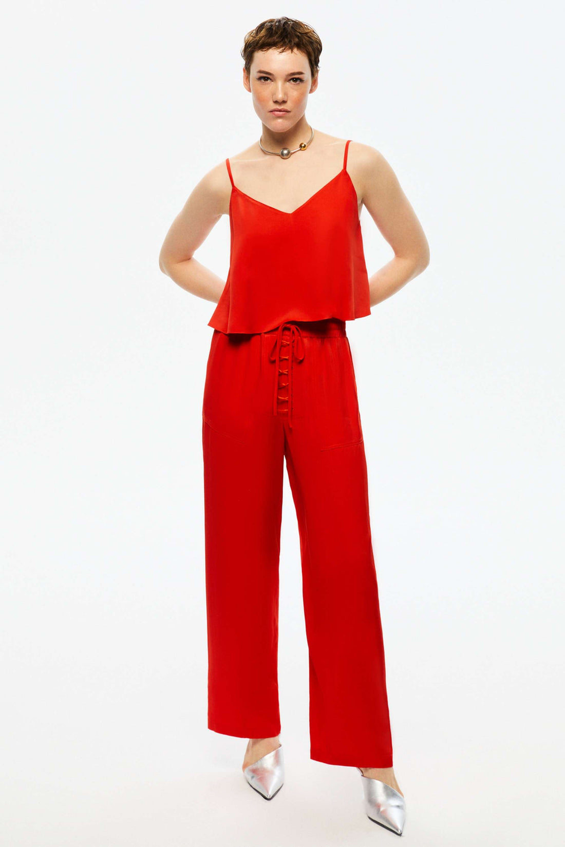 Thin Strap Crop Top