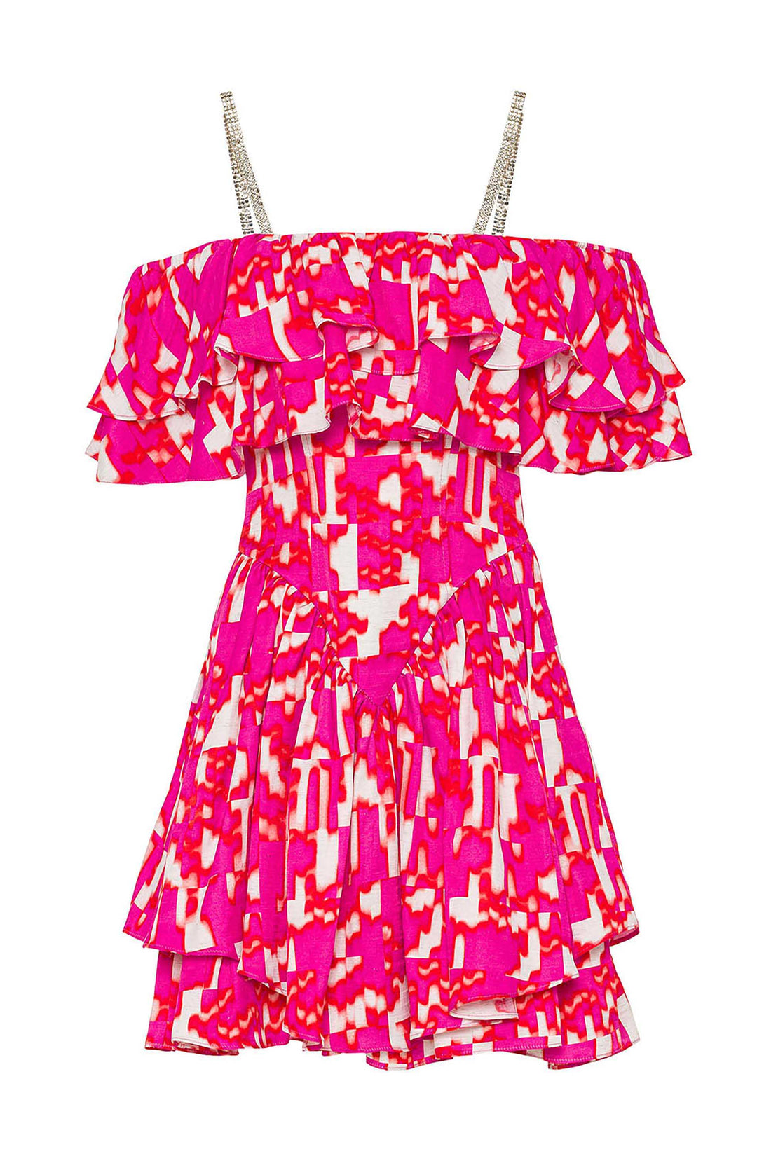 Mix Garnished Stone Dress (Final Sale)