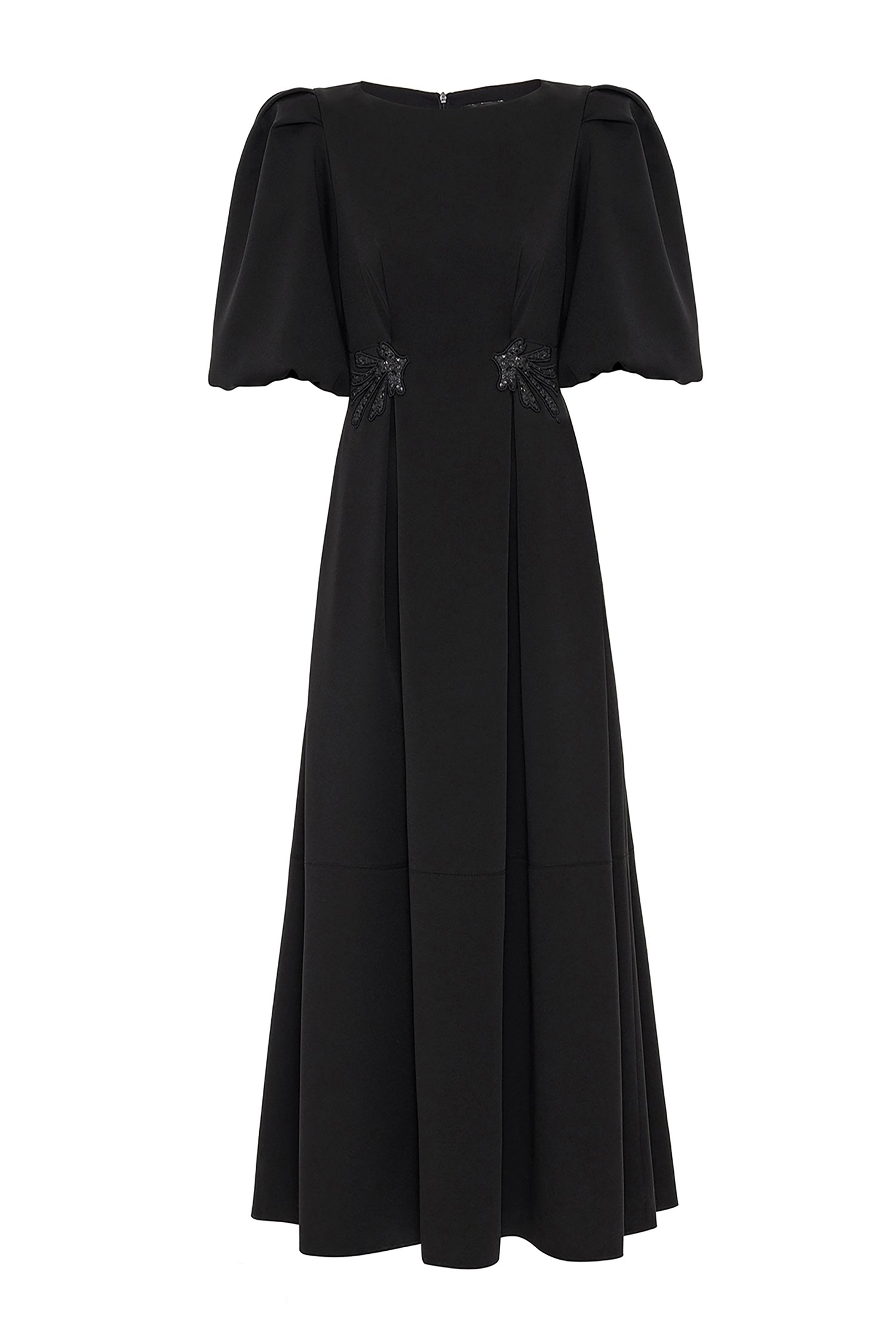 Balloon Sleeve Long Dress