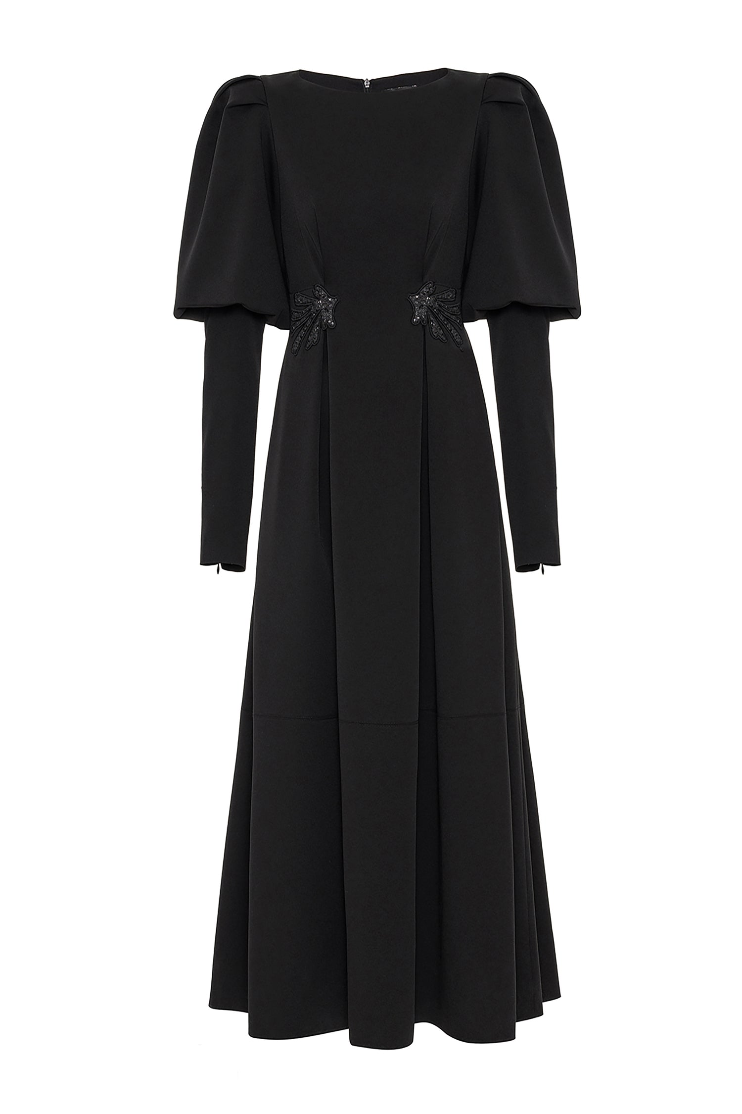 Balloon Sleeve Long Dress