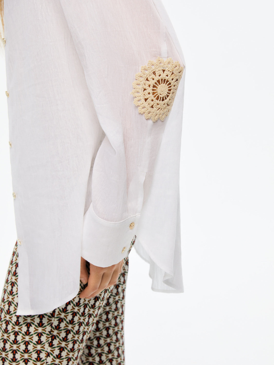 Embroidery Detailed Shirt