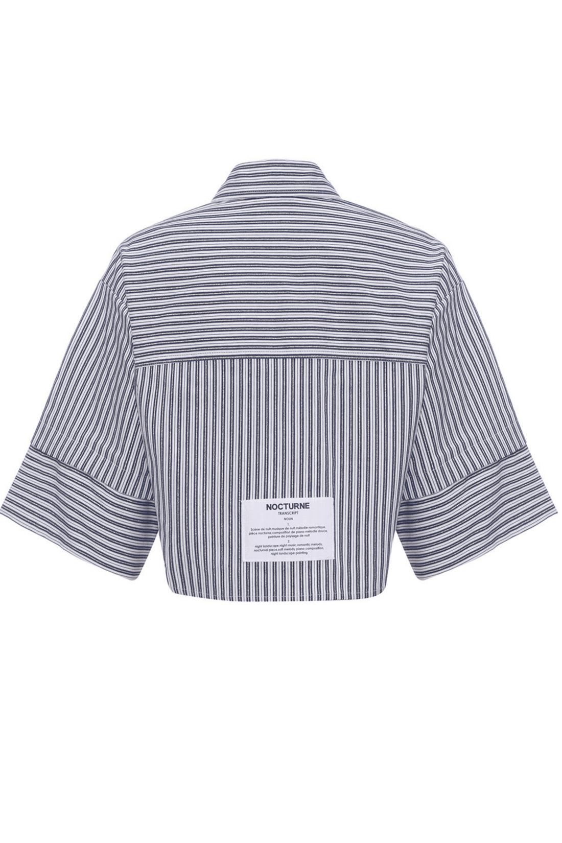 Striped Crop Shirt