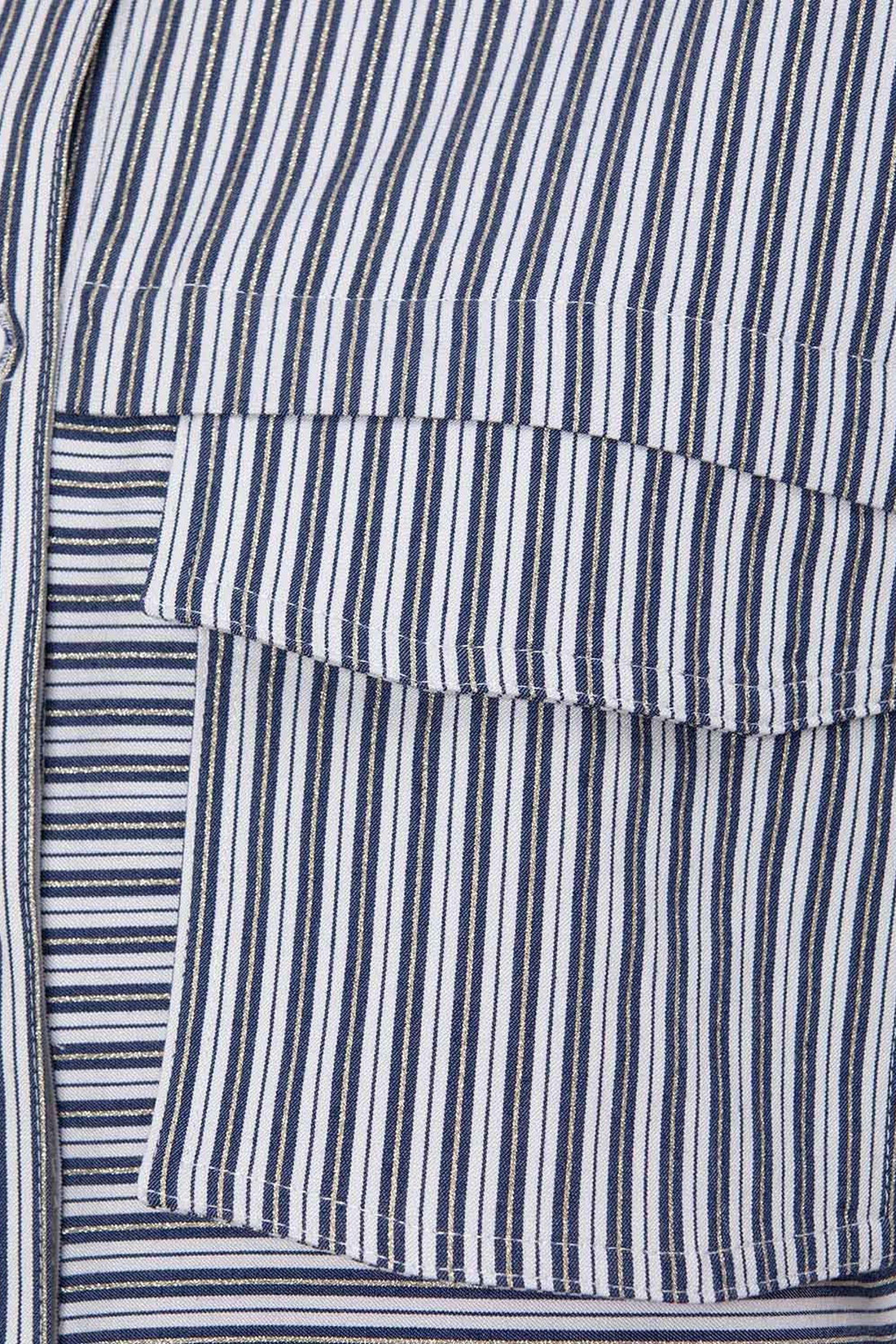 Striped Crop Shirt