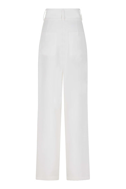 Stone Embroidered Wide Leg Trousers