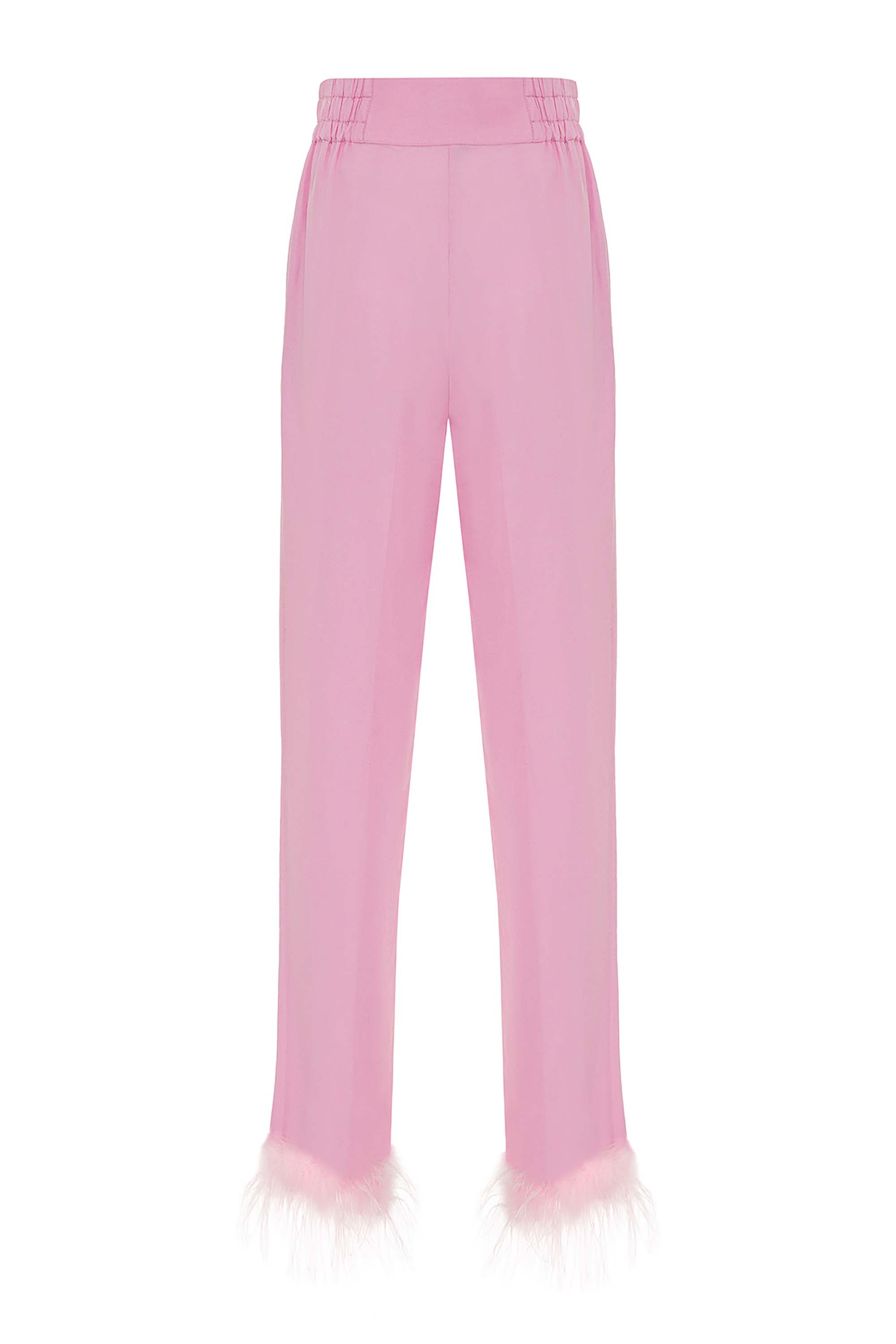 Feather Detailed Trousers