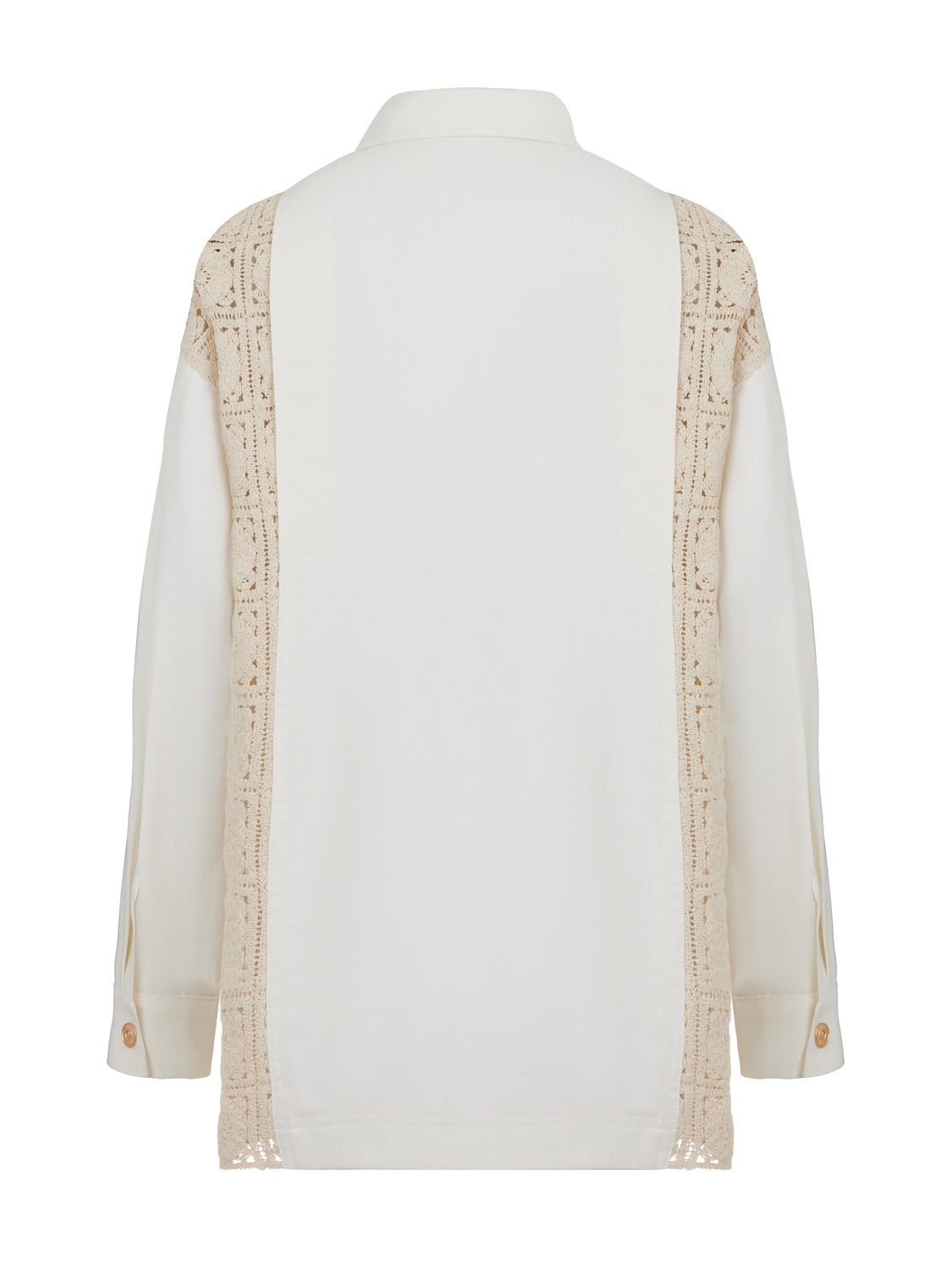 Garnished Denim Jacket with Embroidery Detail