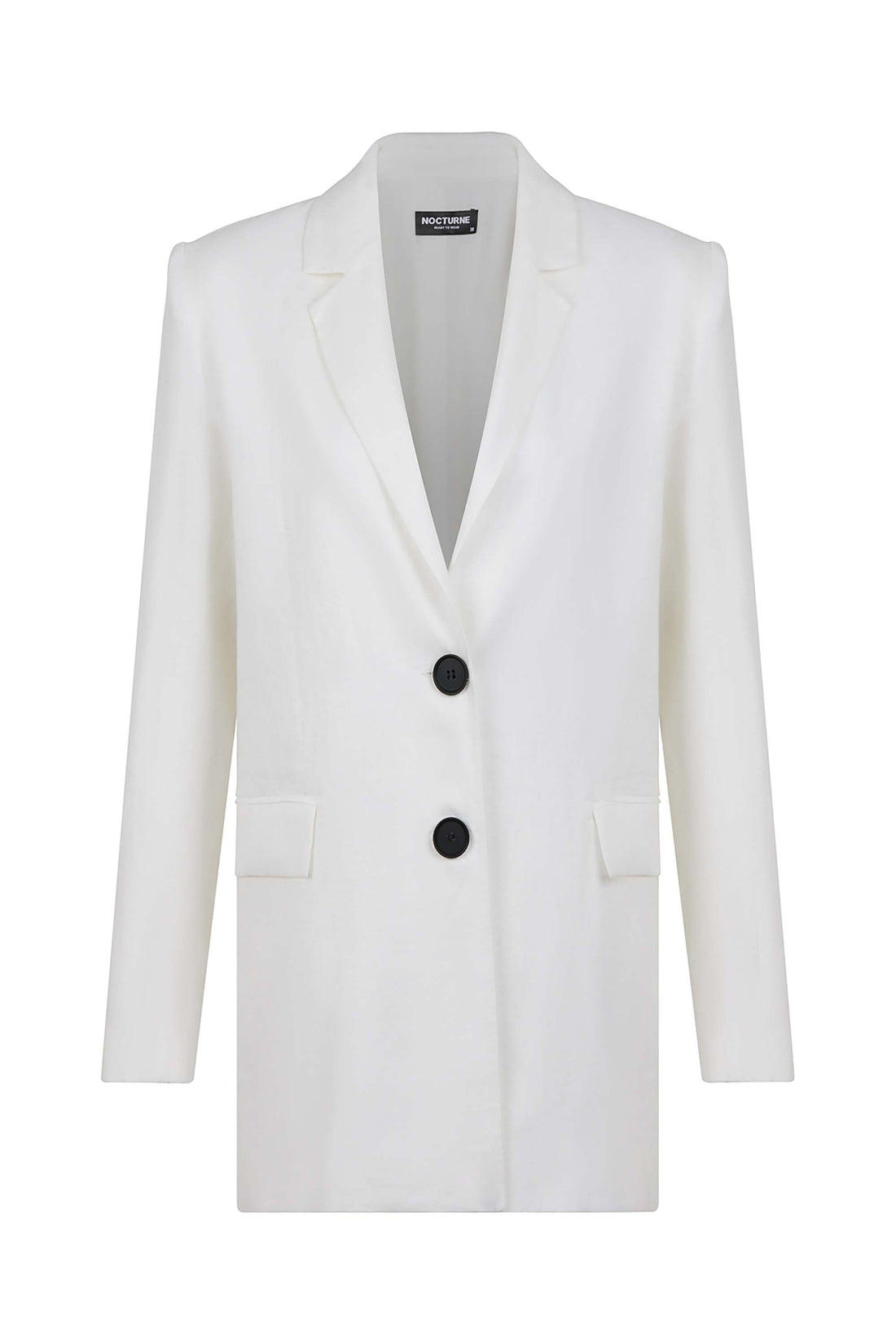 Double-Breasted Linen Jacket