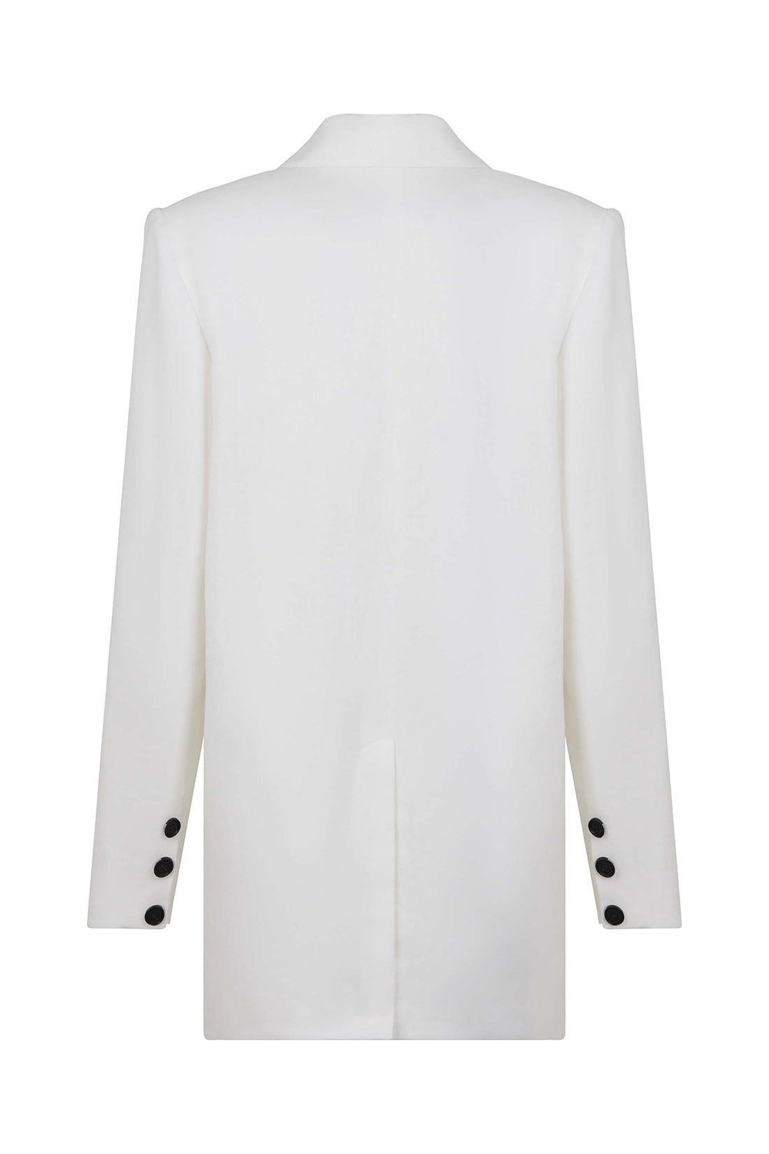 Double-Breasted Linen Jacket