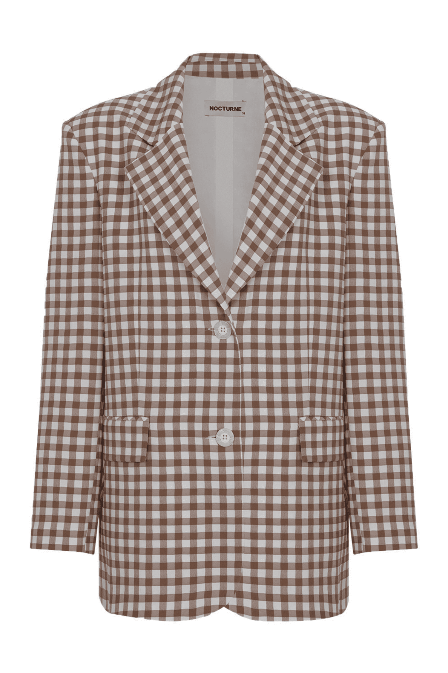 Gingham Blazer Jacket Outfits