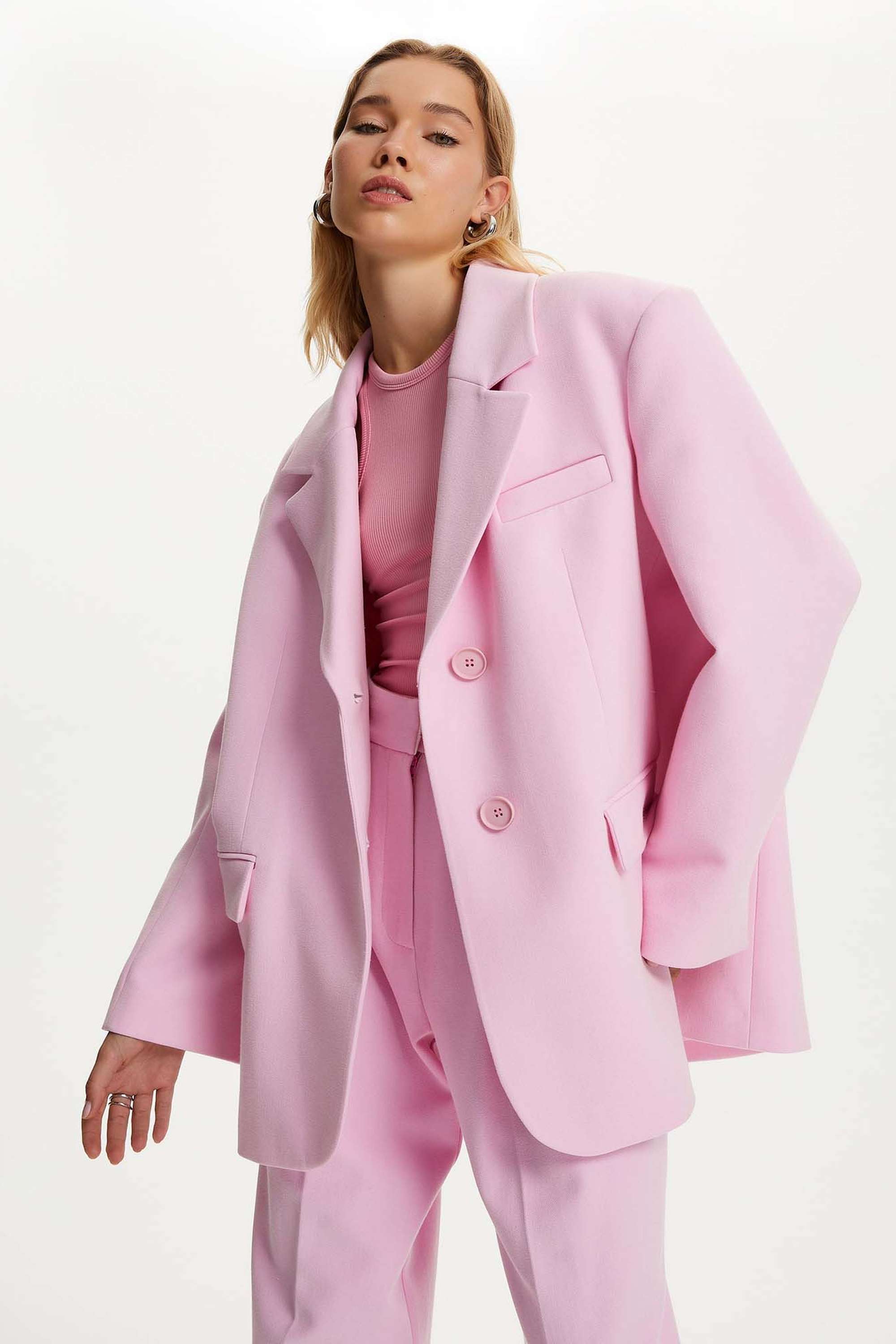 Padded Double Breasted Jacket