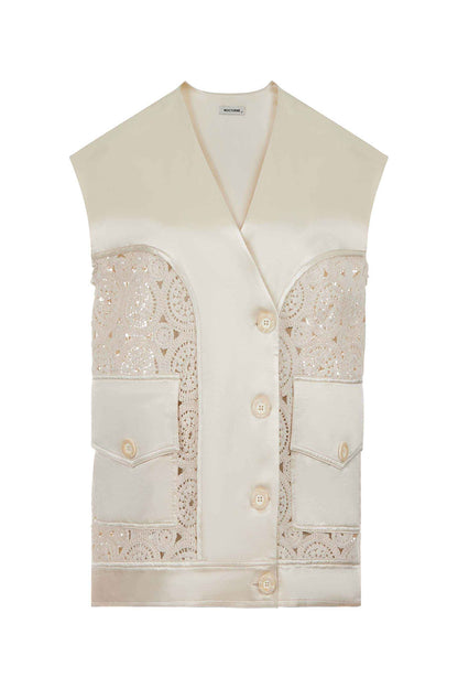Embroidered Vest