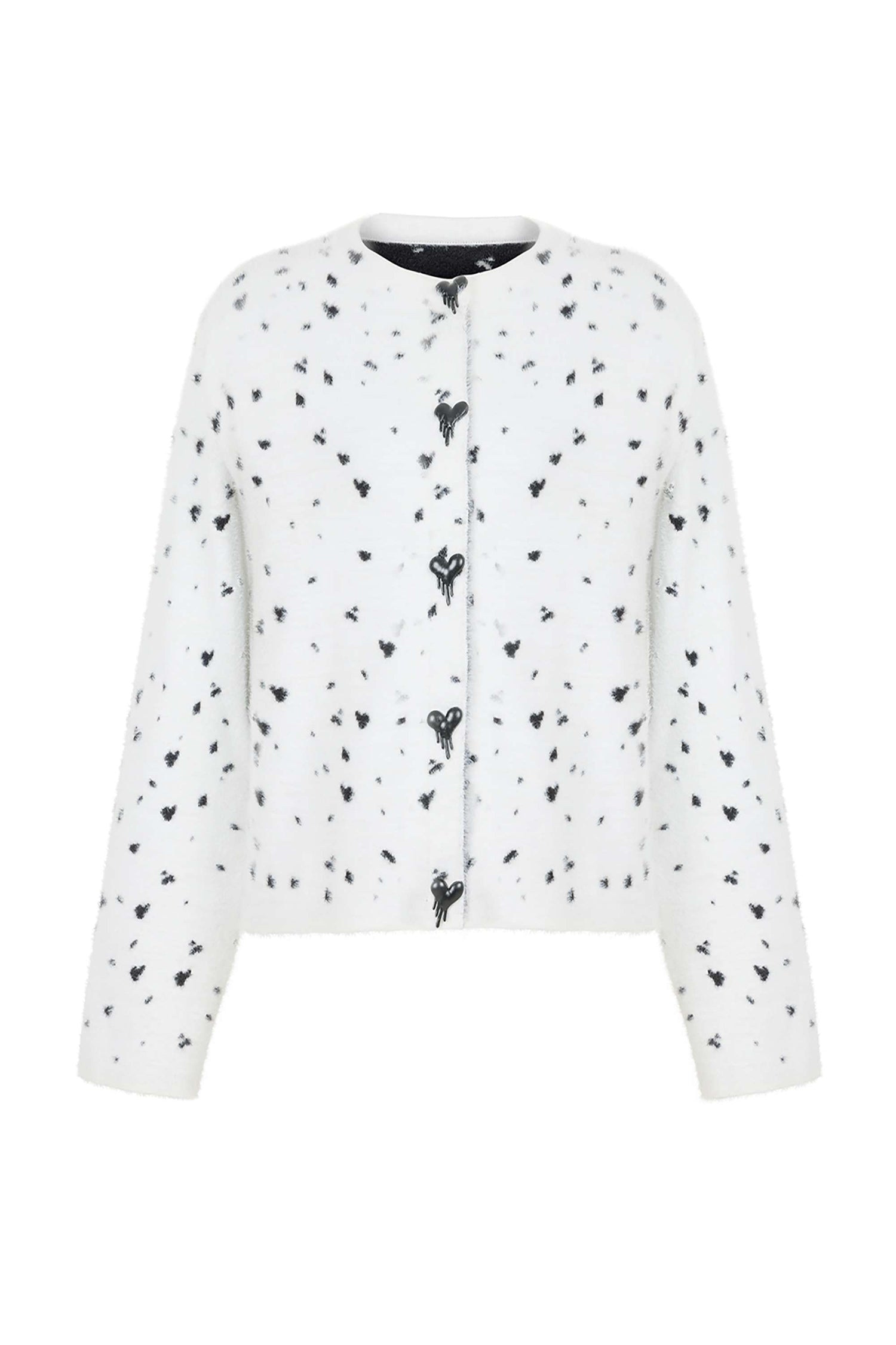 Printed Knit Cardigan