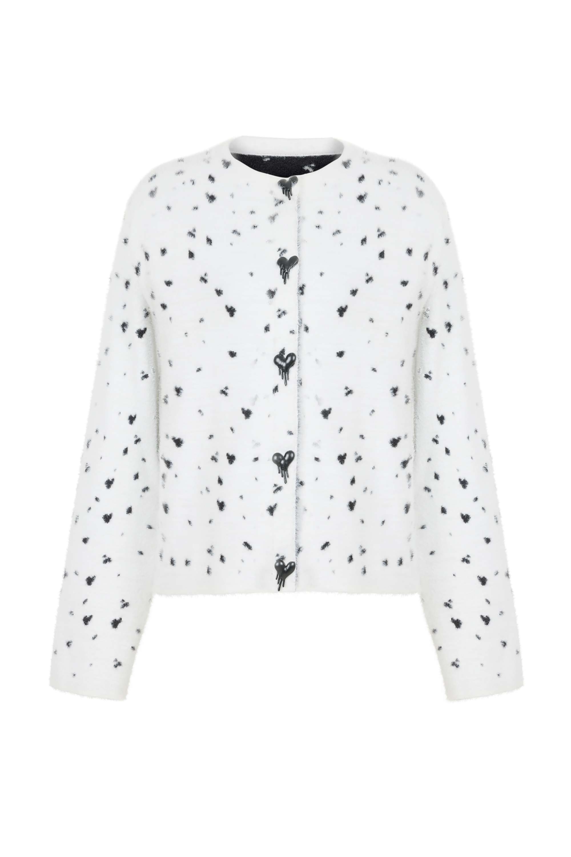 Printed Knit Cardigan