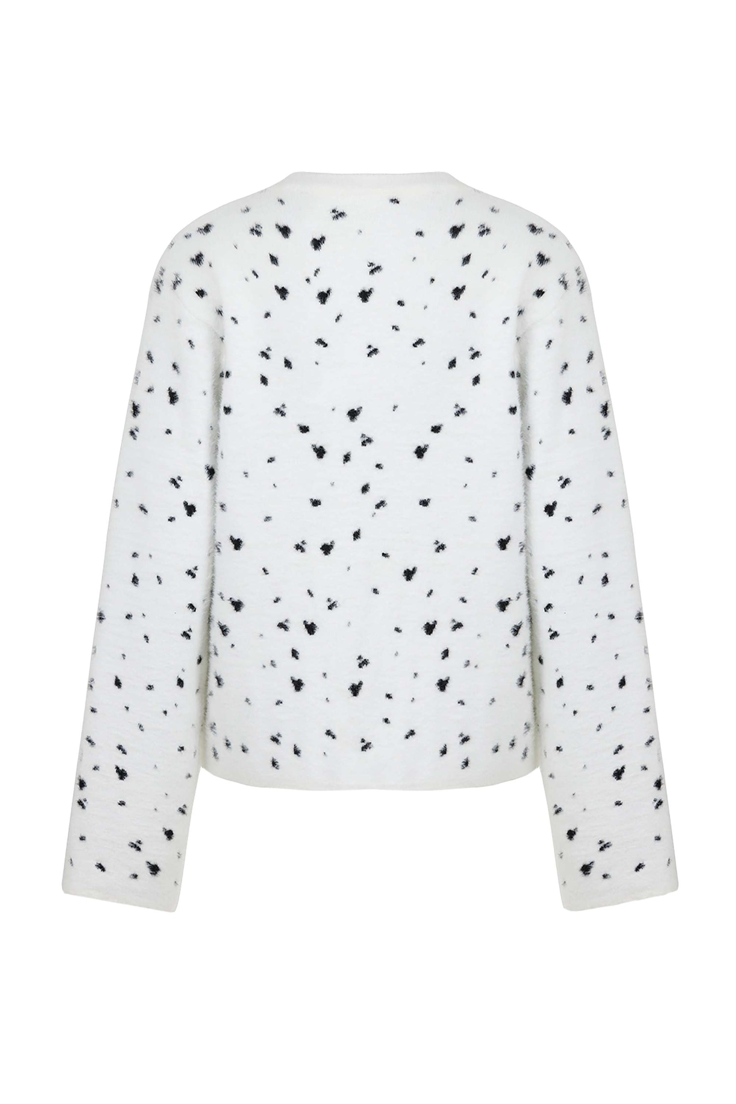 Printed Knit Cardigan