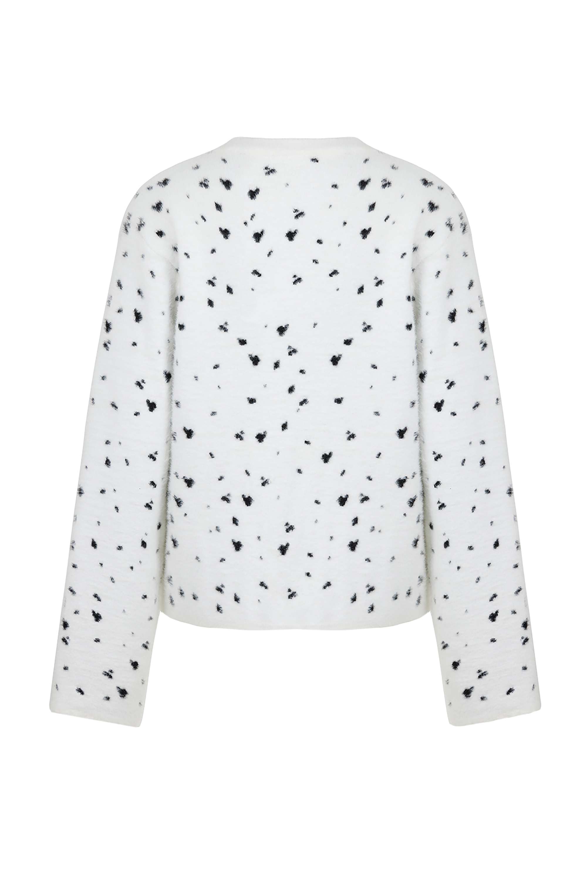 Printed Knit Cardigan