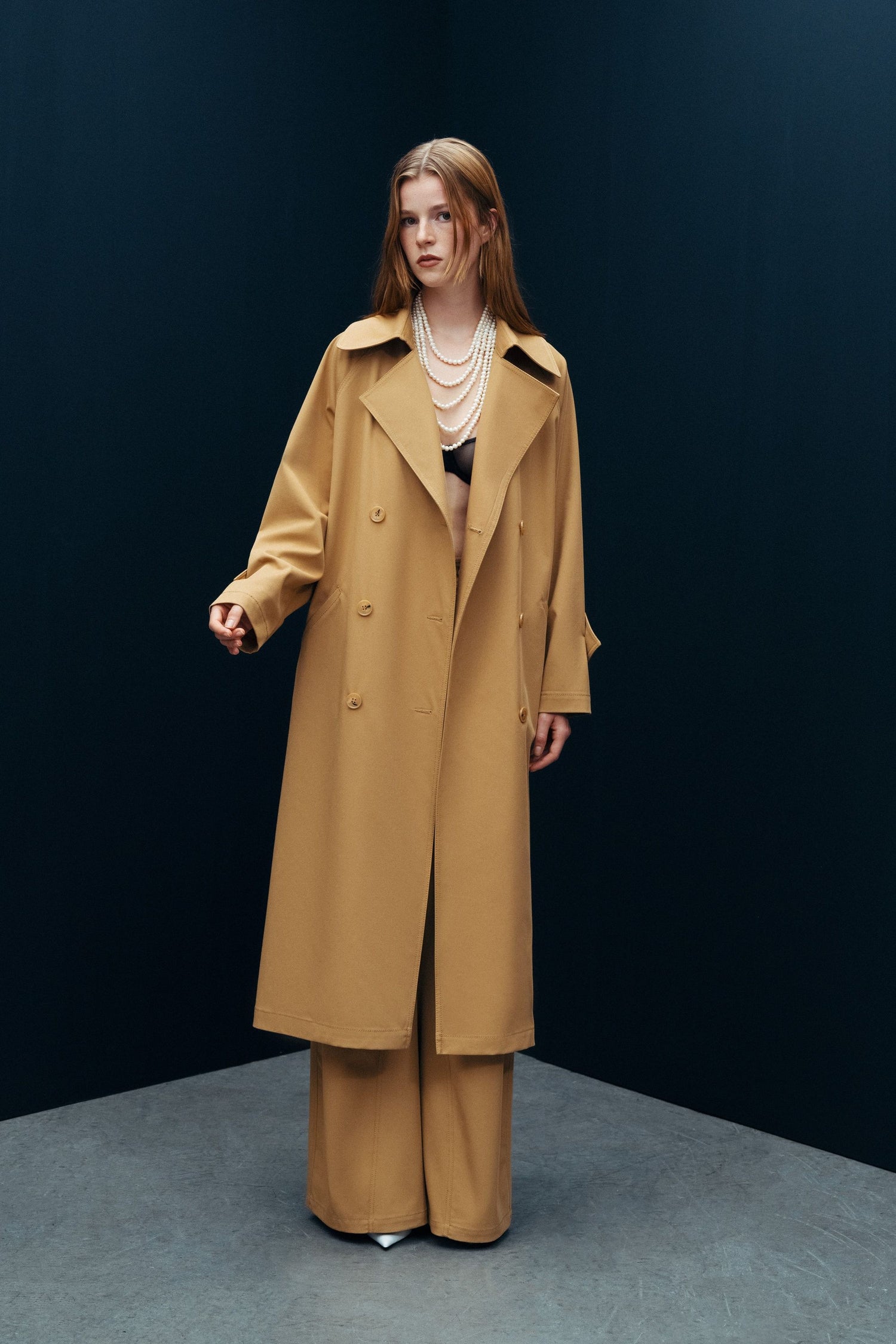 Double Breasted Oversized Trench Coat (Final Sale)