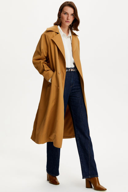 Double Breasted Oversized Trench Coat (Final Sale)