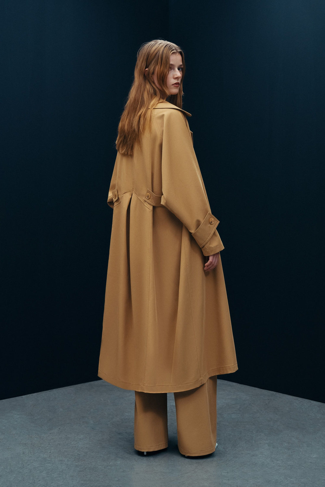 Double Breasted Oversized Trench Coat