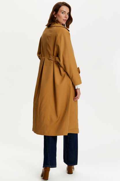 Double Breasted Oversized Trench Coat (Final Sale)