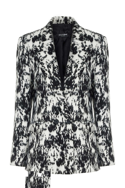 Printed Double Breasted Jacket