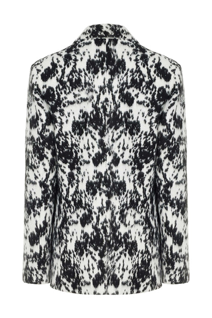 Printed Double Breasted Jacket