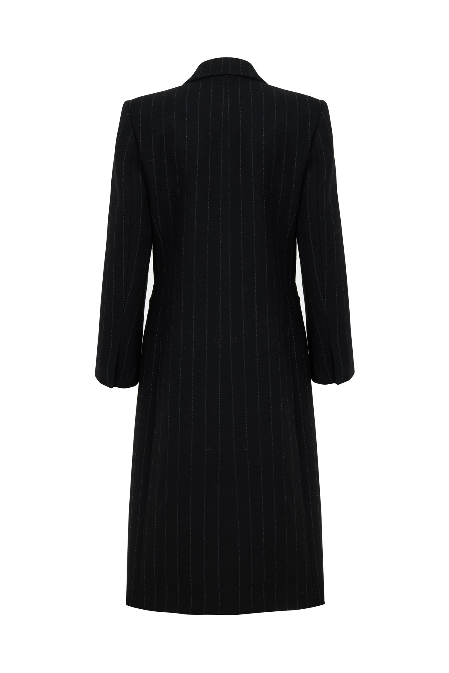 Shoulder Pad Wool Blend Coat (Final Sale)