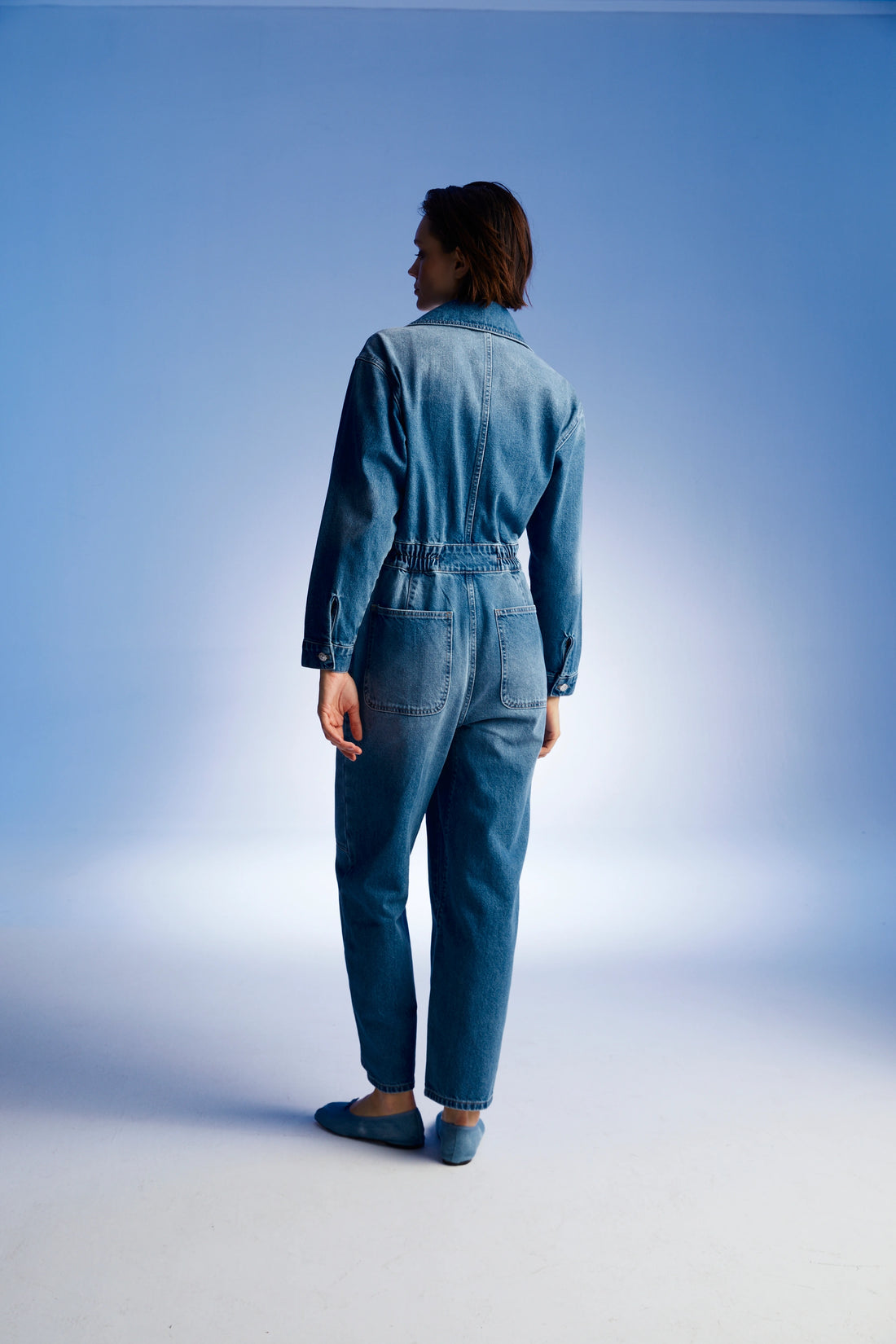 Jean Cargo Jumpsuit (Final Sale)