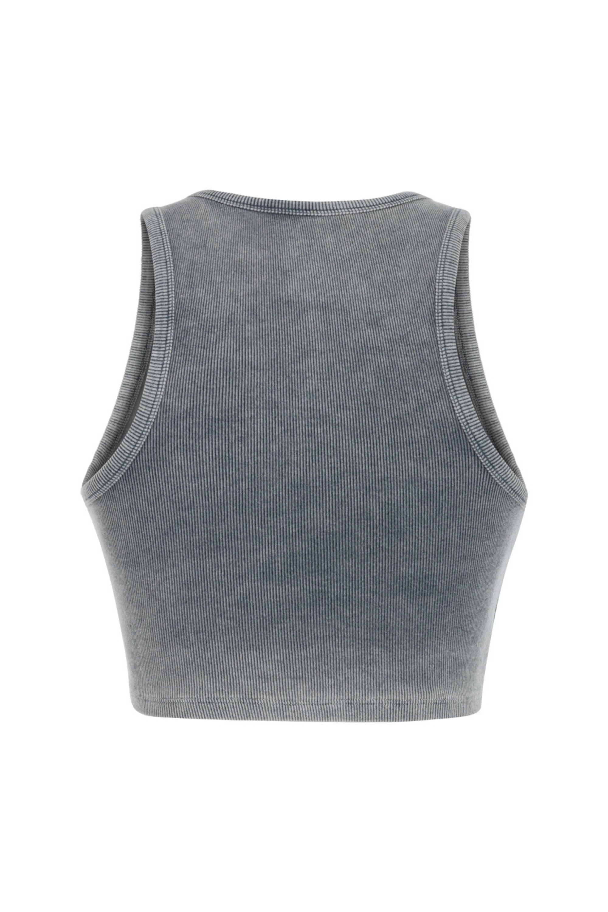 Corded Stone Detailed Crop Top