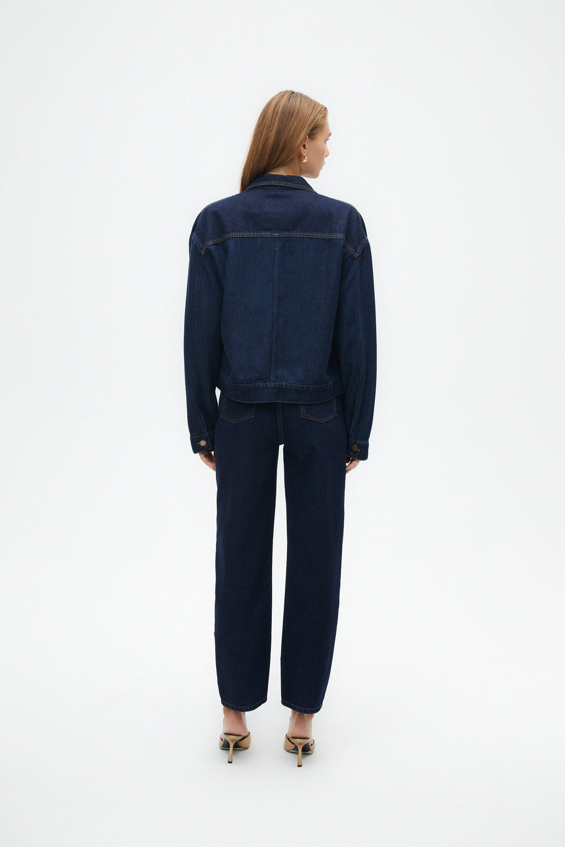 Double Waist Accessory Detailed Jean Trousers (Final Sale)