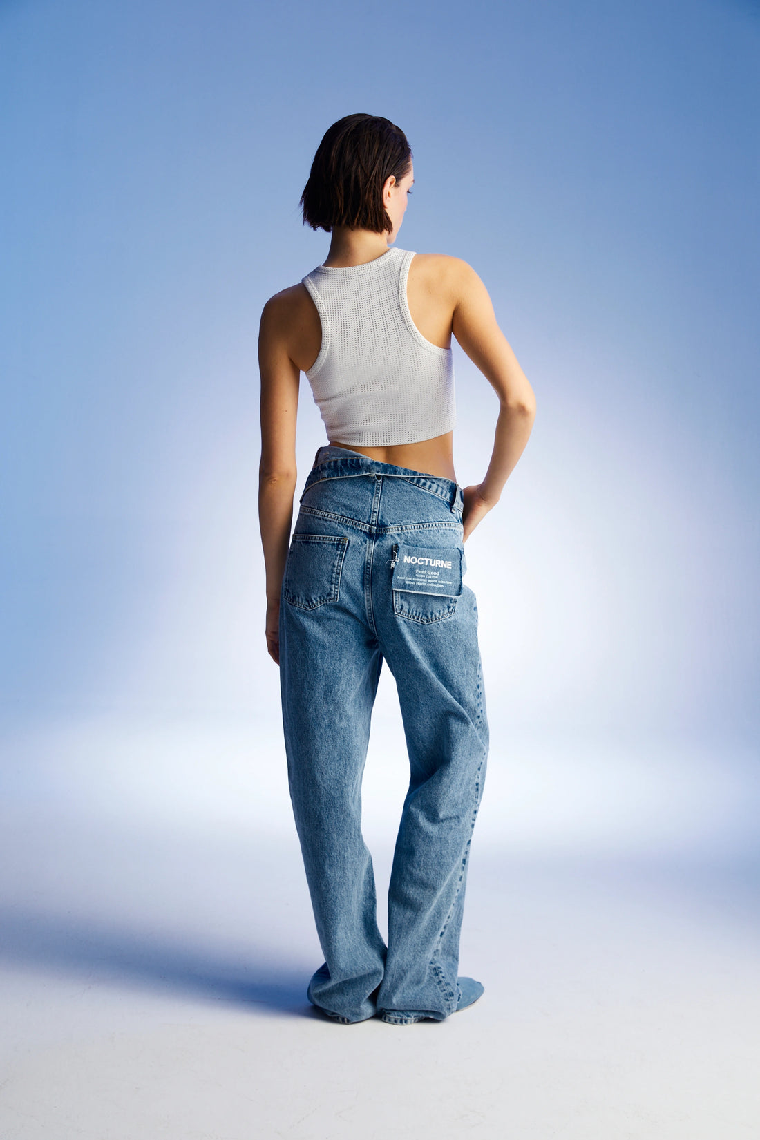 High Waist Jean Trousers (Final Sale)