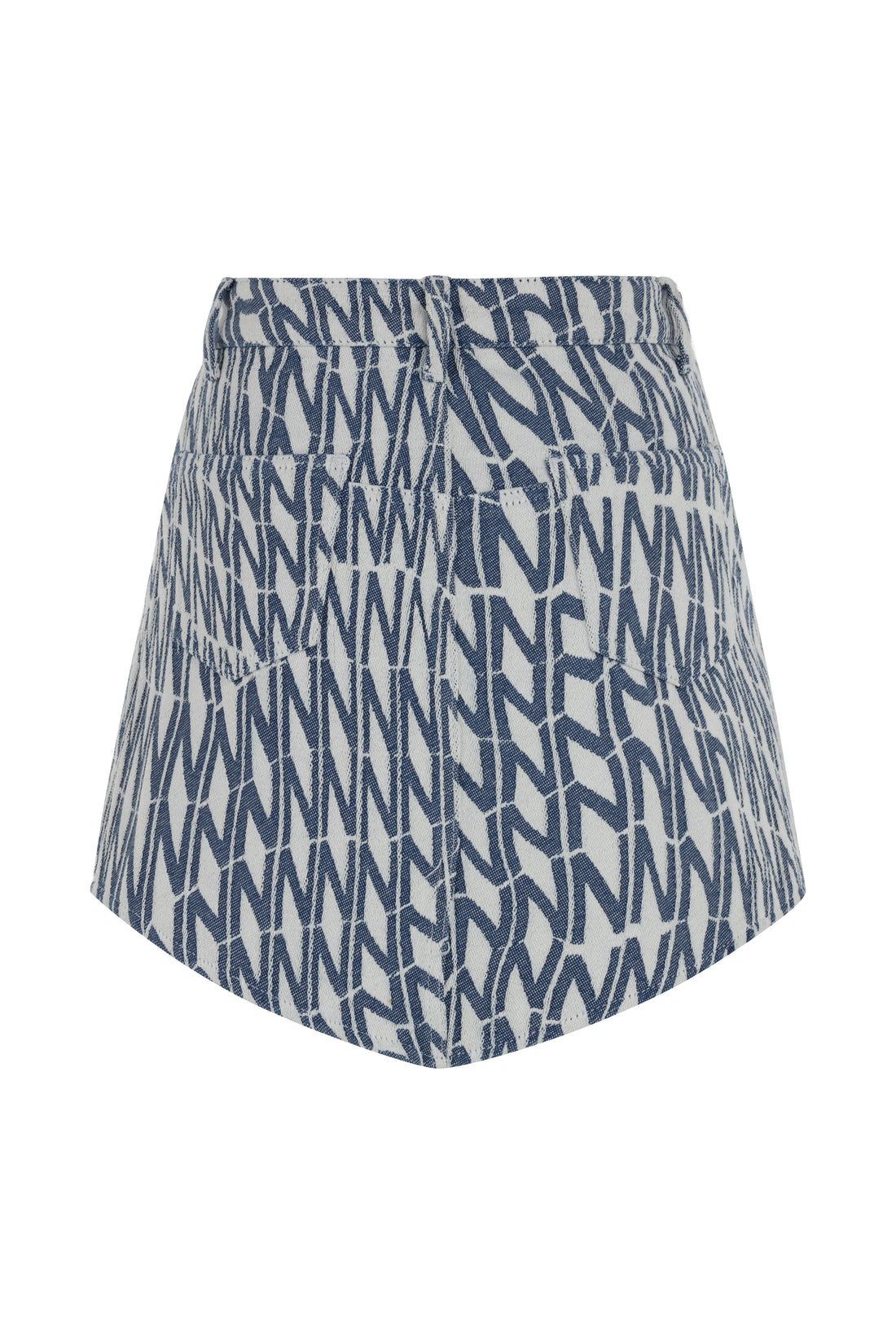 Patterned Mini Skirt