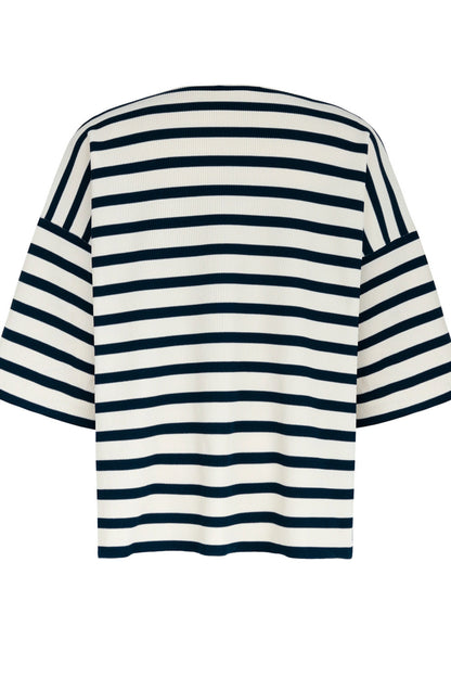 Striped Knitwear Blouse