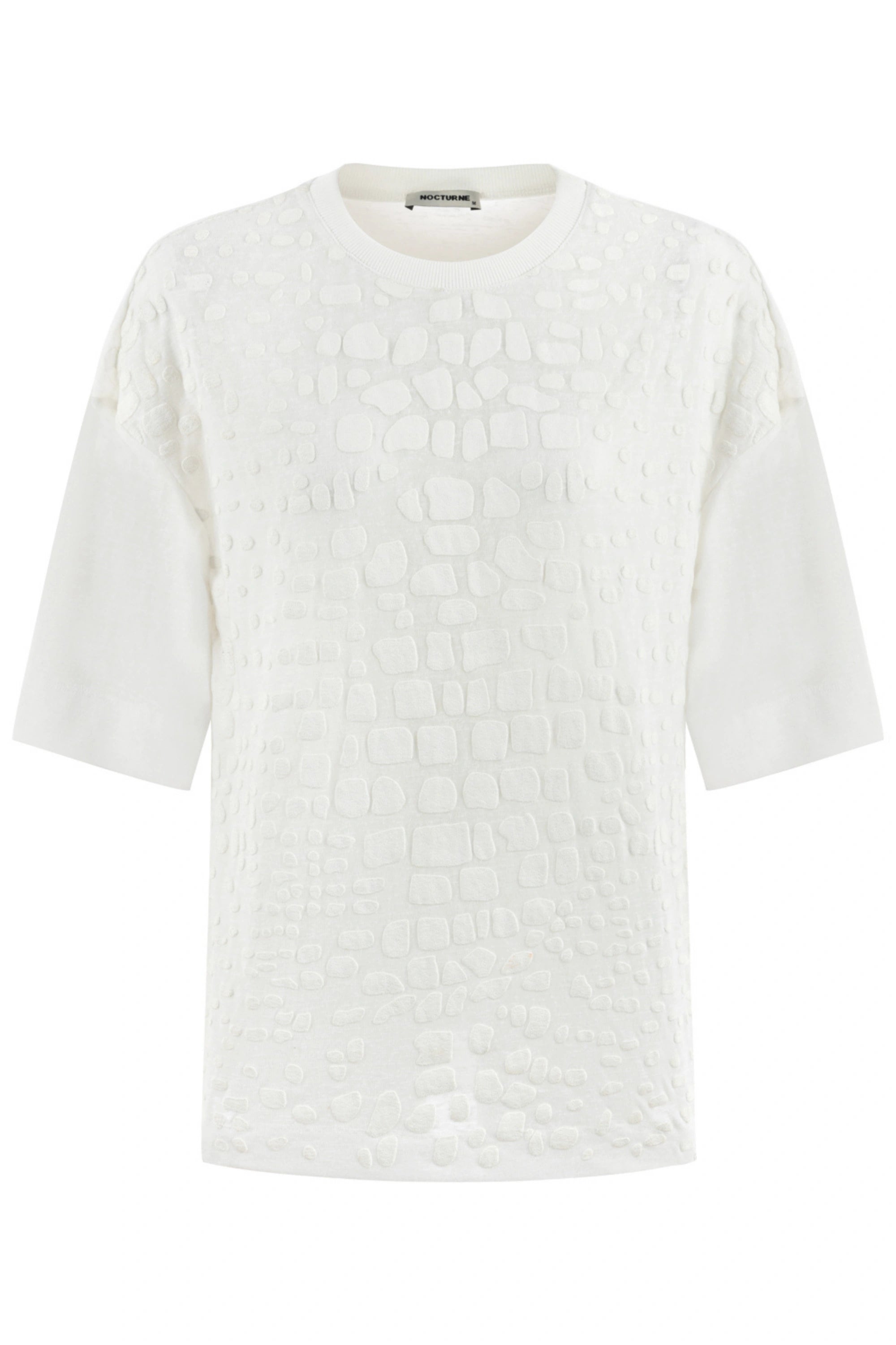 Embossed Patterned T-Shirt