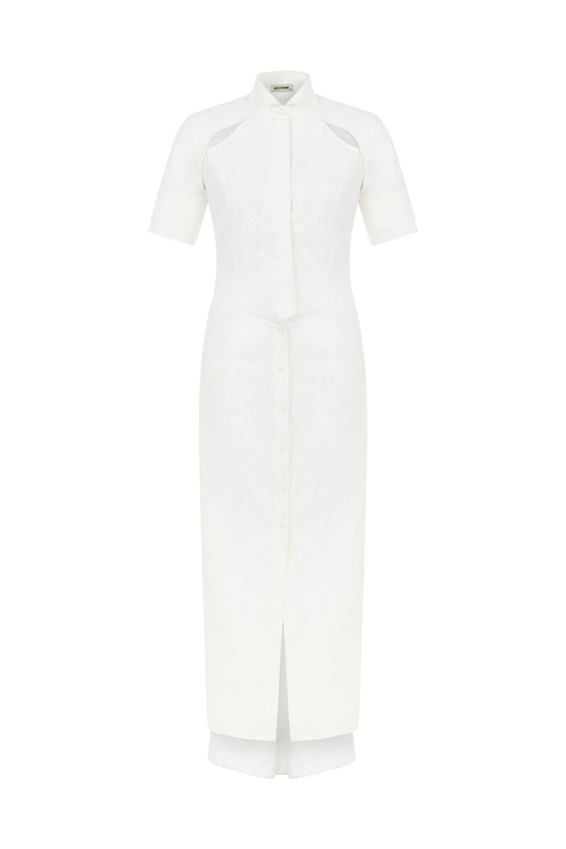 Window Detailed Tailed Dress