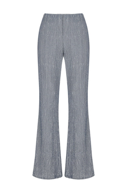 Striped Flare Trousers