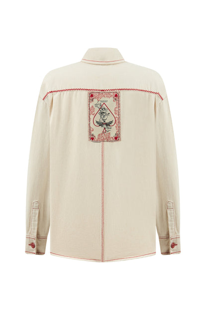 Applique Long Sleeve Shirt