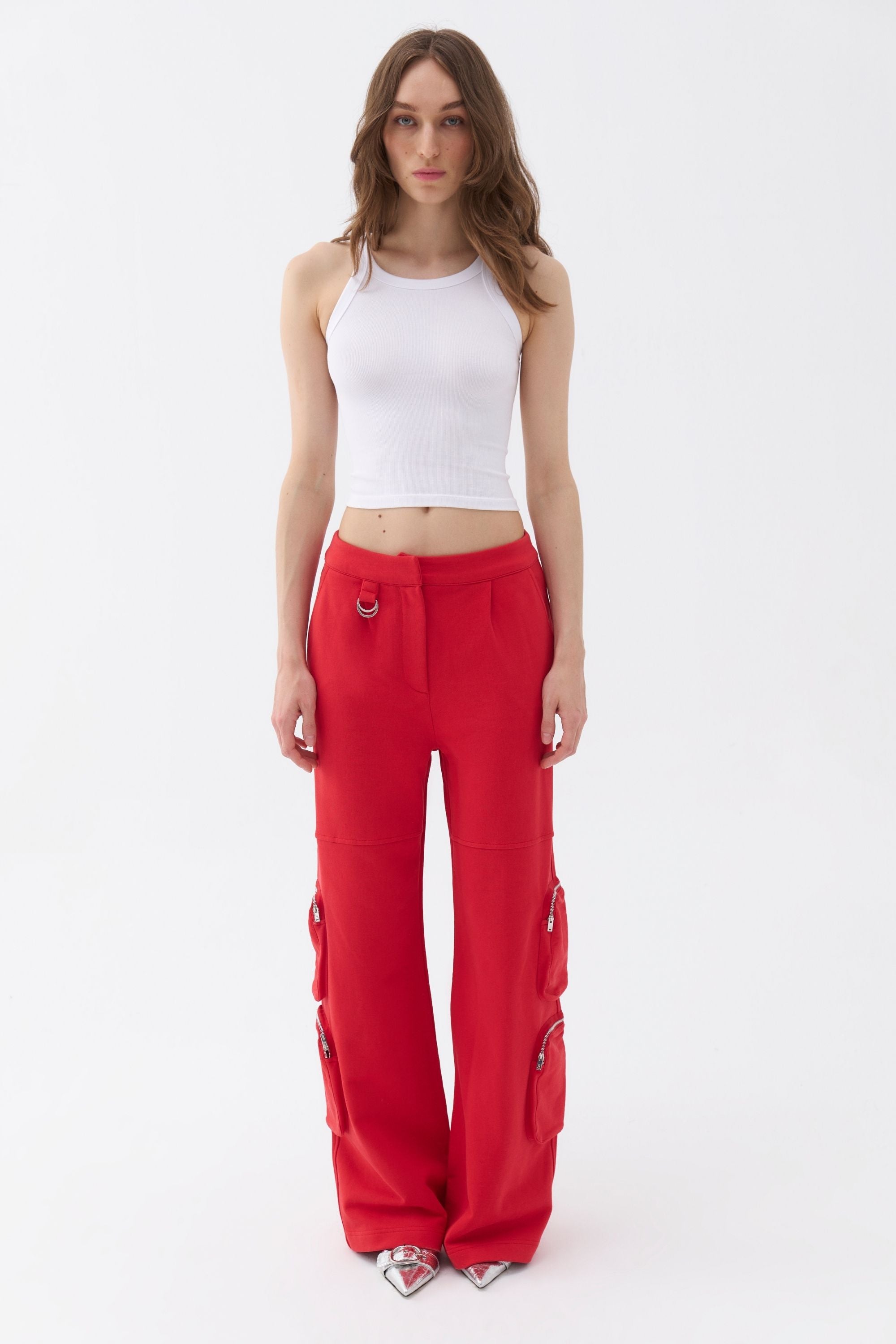 High Waist Cargo Pants