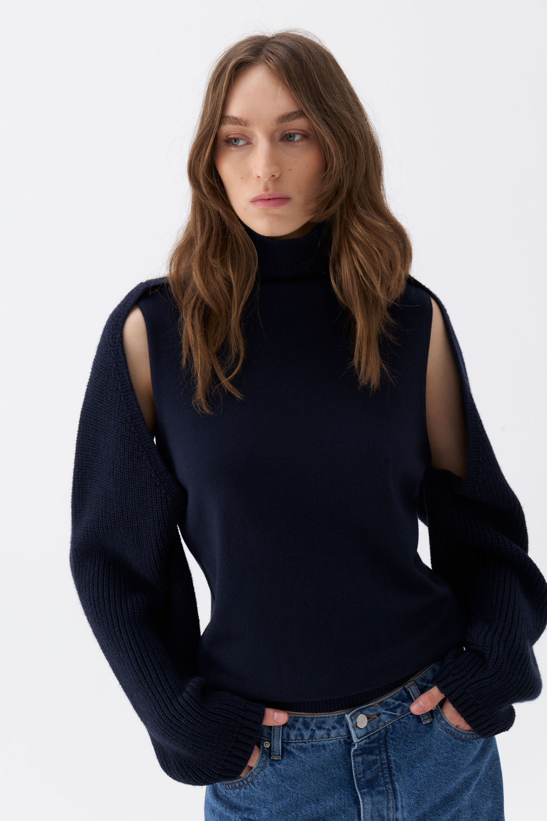 Knitted Mix Sweater