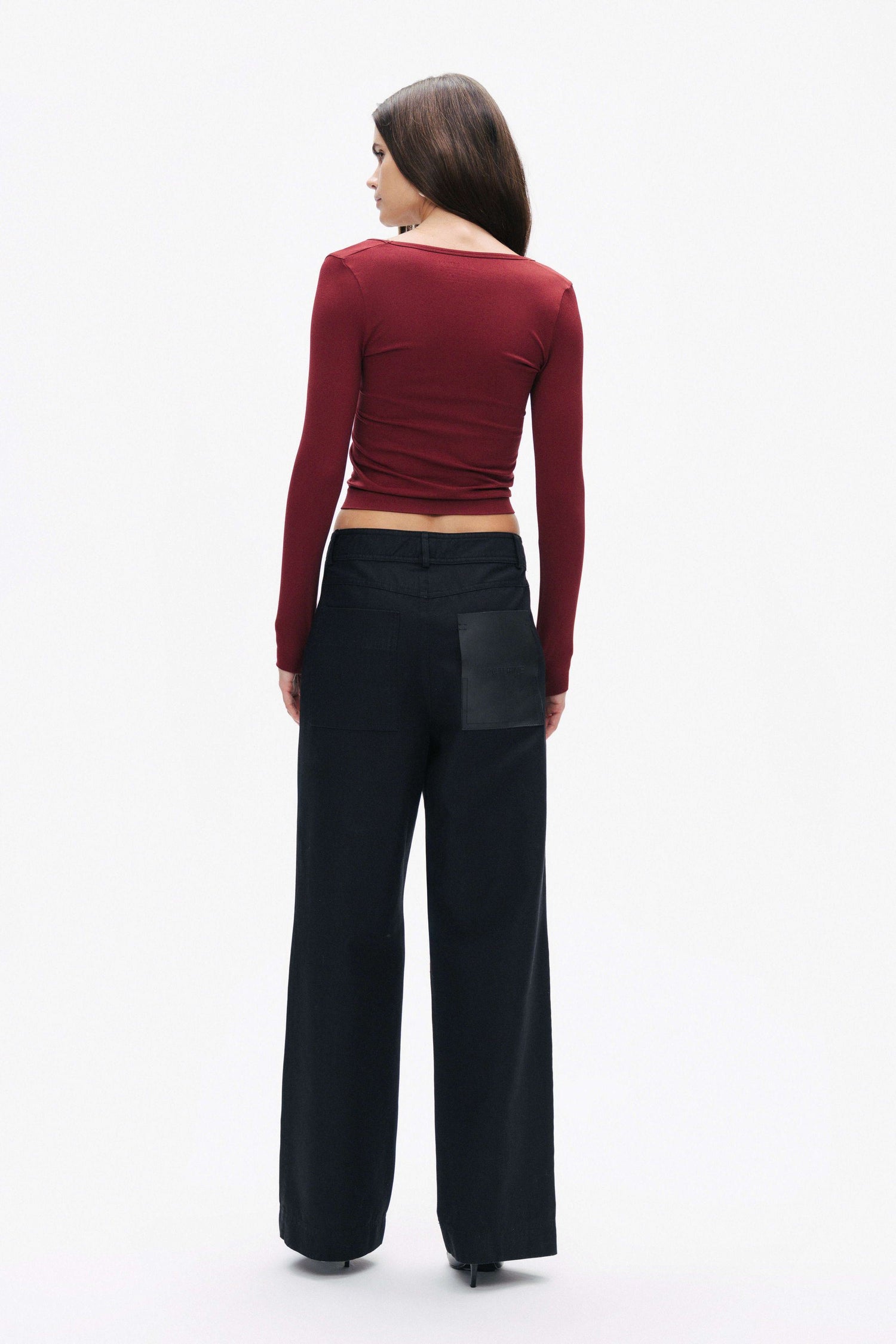 Crew Neck Knit Blouse (Final Sale)