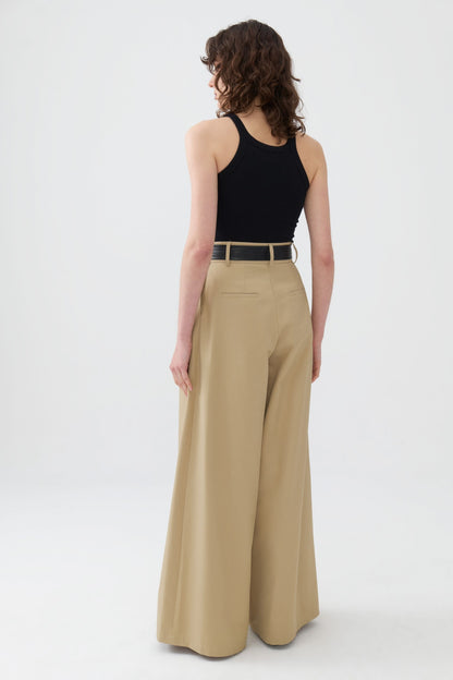 High Waist Pleated Trousers