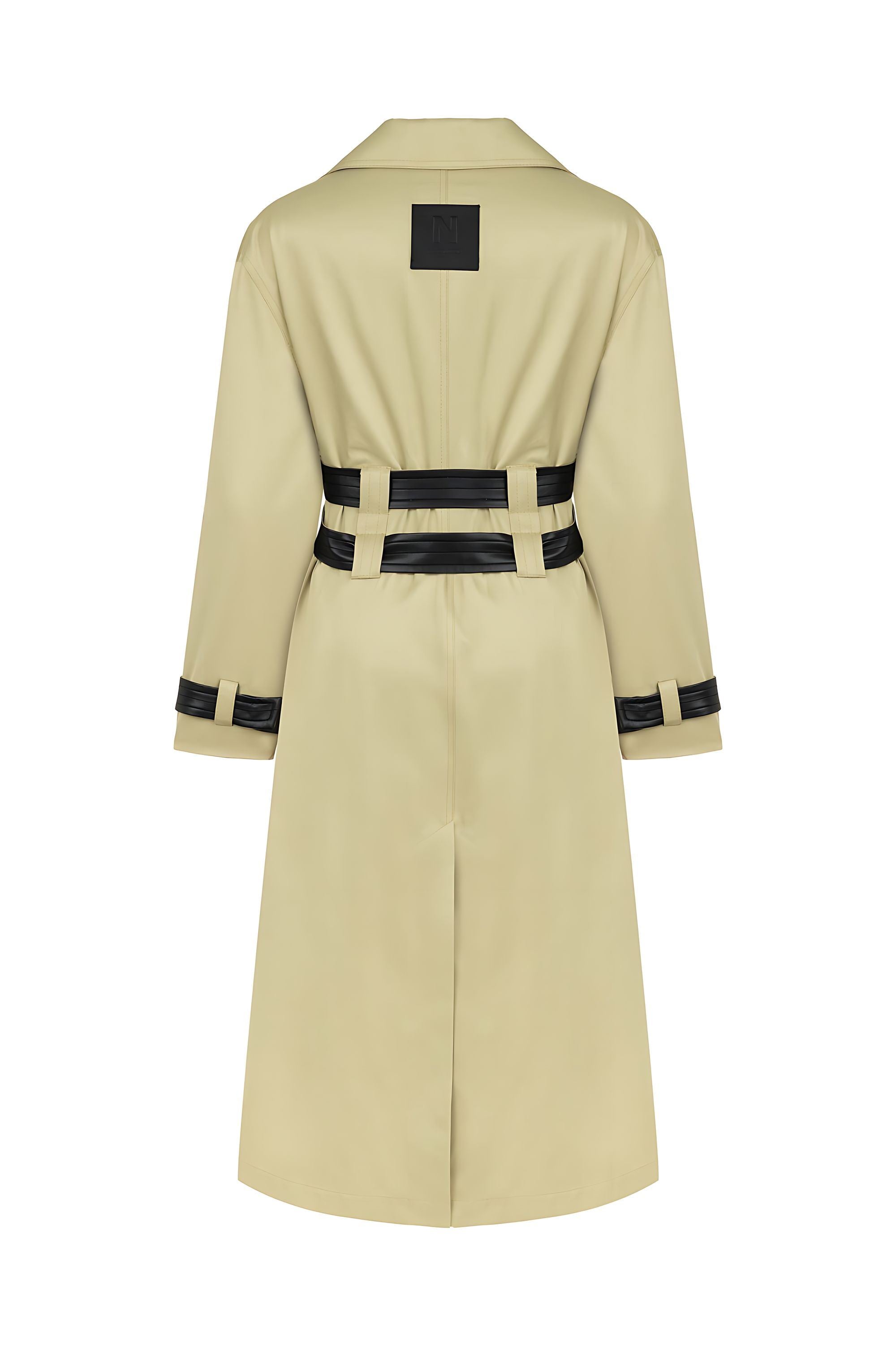 Long yellow trench coat best sale