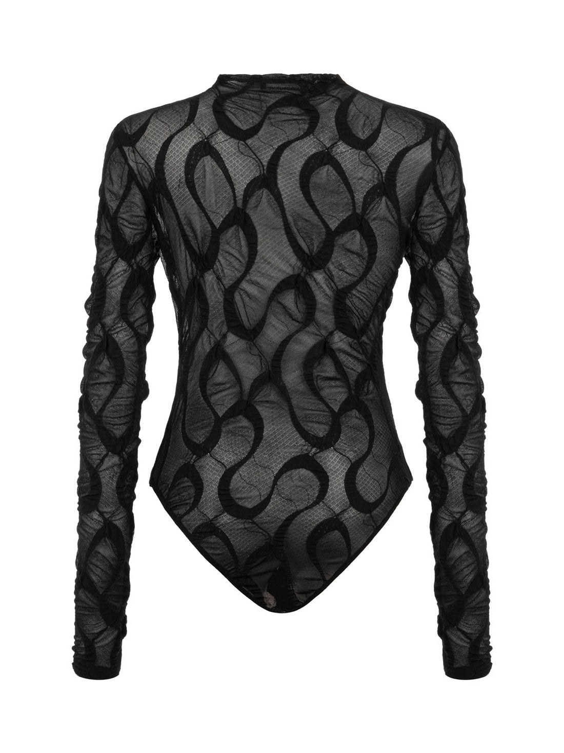 Long Sleeve Lacy Bodysuit