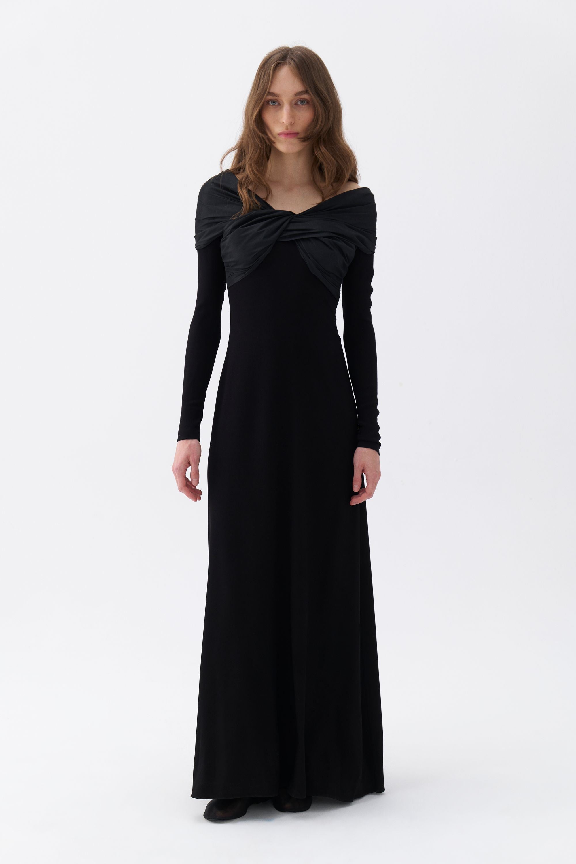 Off the Shoulder Long Dress Nocturne