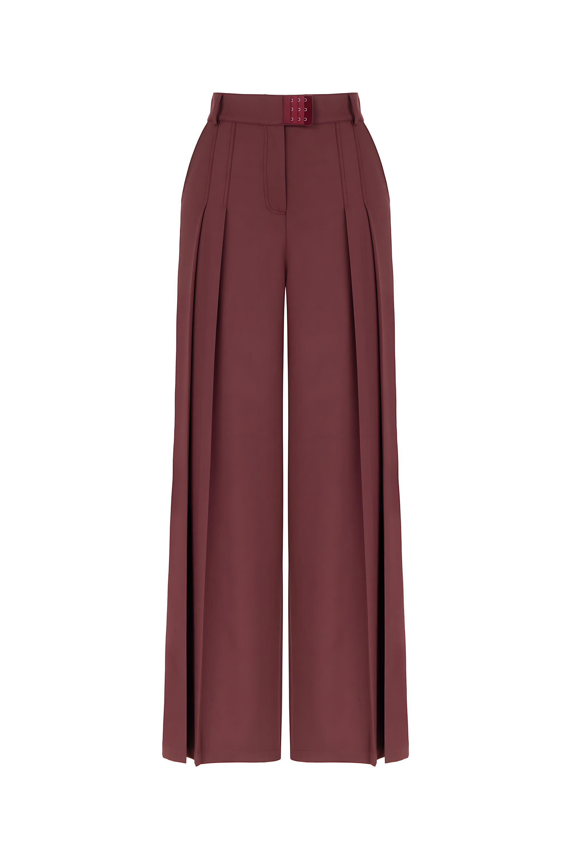 High Waist Pleated Trousers