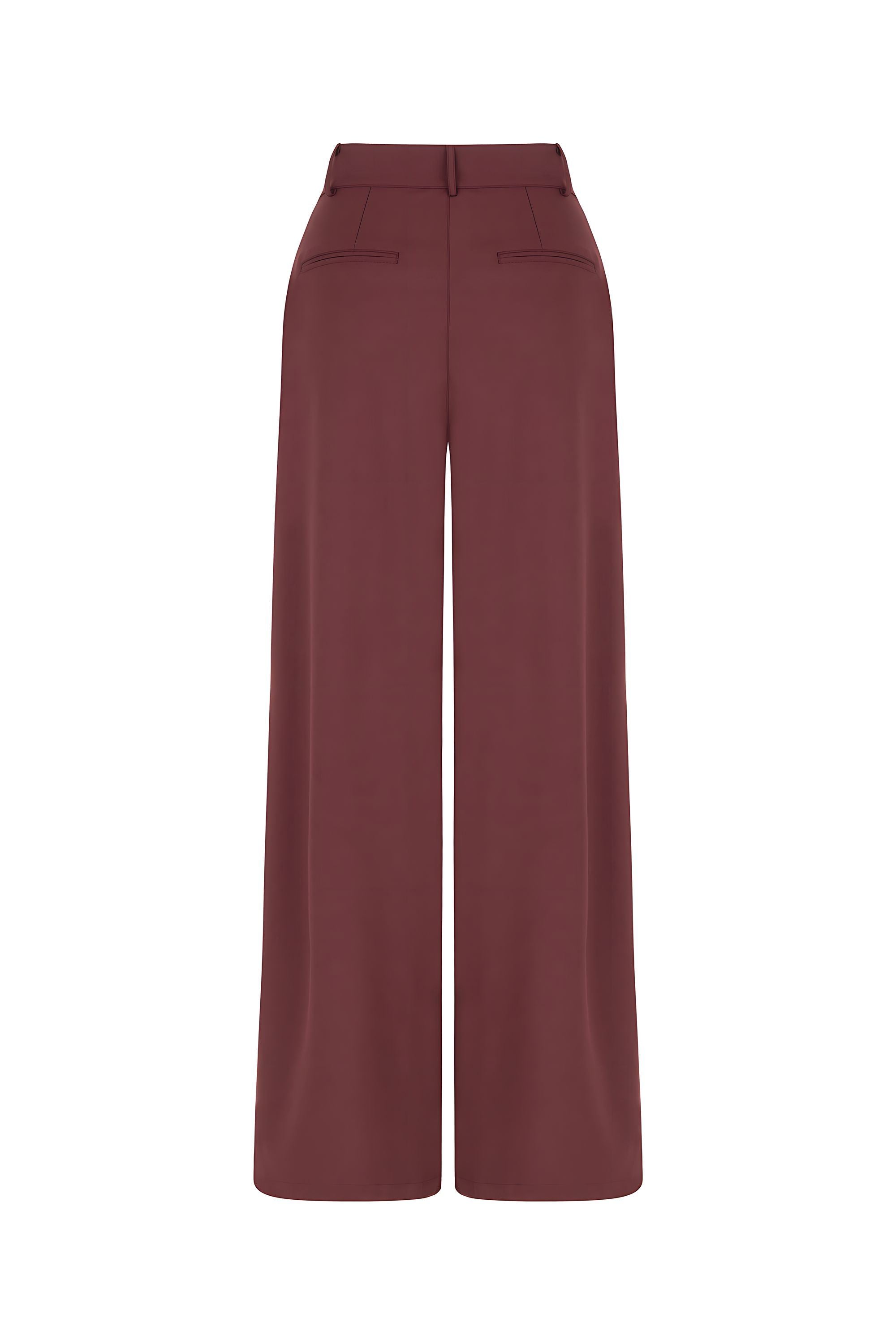 High Waist Pleated Trousers